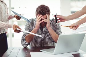 Stress that affects dental health